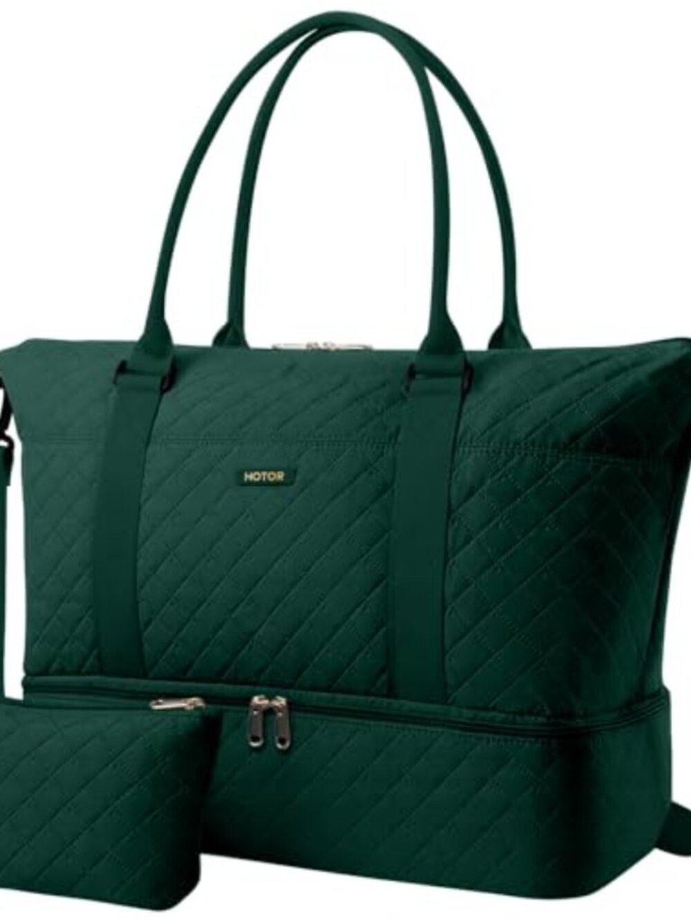 Large Travel Duffel Bag for Women Carry On Overnight Weekender with Shoe